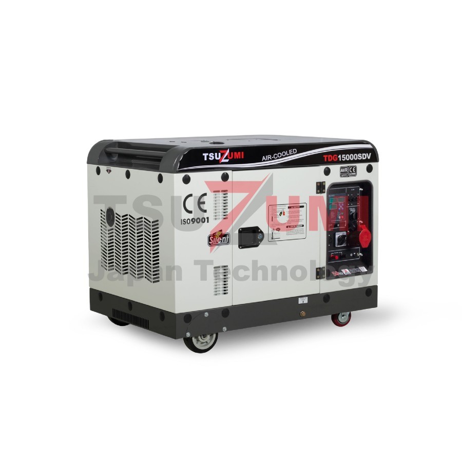 Genset 15 kva 3 phase Silent Diesel solar Tsuzumi TDG15000SDV