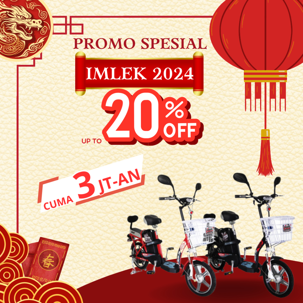 Selis - Mandalika 36V 12 Ah Sepeda Listrik Dewasa Emoped Selis Sepedah Listrik