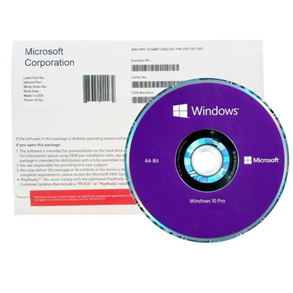Windows 10 Home X64 Bit Full Version Package DVD Original
