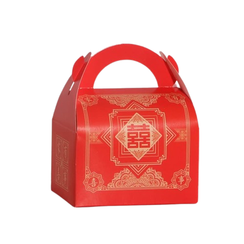 

Box Gift Box Wedding Merah Kotak Sangjit / Souvenir Box Jinjing Shuangxi