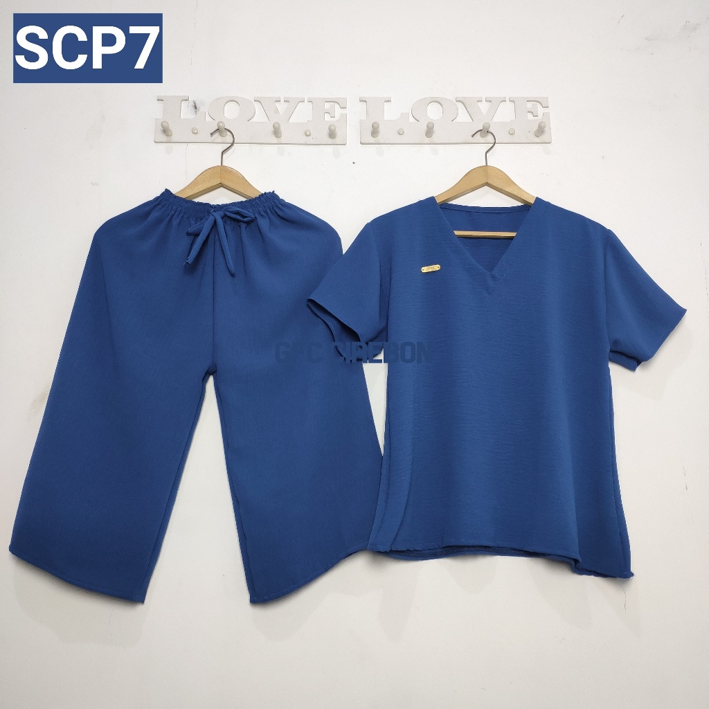 Setelan Crinkle Airflow / Setelan Baju Wanita Kekinian / One Set Crinkle Airflow Premium Original