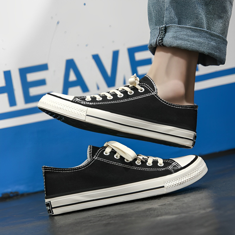 Sepatu Sneaker Converse Allstar Low Black White Sepatu NB Tali Putih olah Pria Wanita