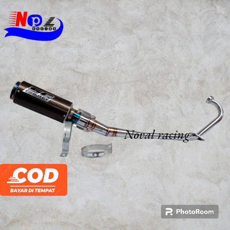 Knalpot racing SC PROJECT karbon satria fu injeksi satria fu karbu jupiter mx old/new sonic