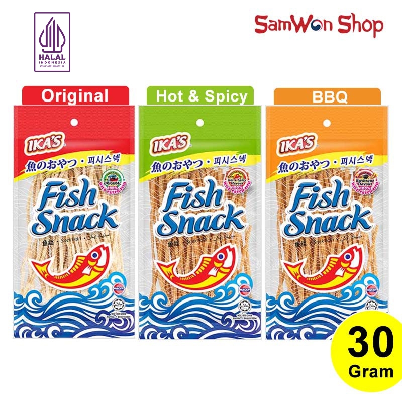 

FISH SNACK MERK IKA'S 30 GRAM - JUHI SNACK CEMILAN IKAN BERVARIAN RASA