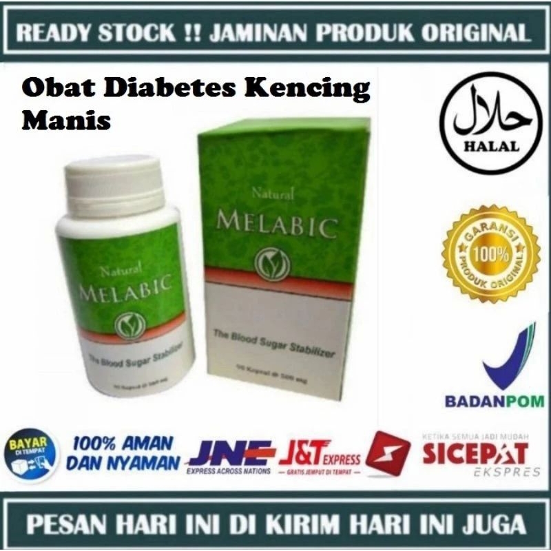 MELABIC Original Obat Herbal Diabetes Menstabilkan Gula Darah Ampuh
