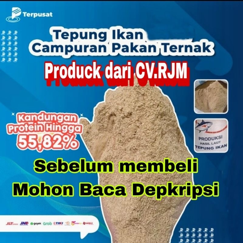 Perkarung -+50Kg (Jahitan dari pabrik) Tepung Ikan
