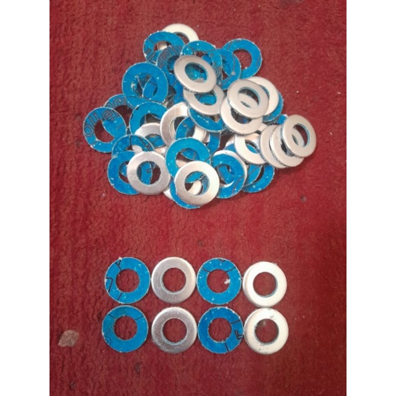 Ring Pembuangan Oli Mesin Mobil 14 mm / Isi 10