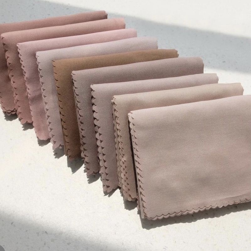 kerudung segiempat Paris premium lc khusus warna putih