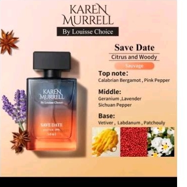 parfum save date Karen Murrell by Louise choice