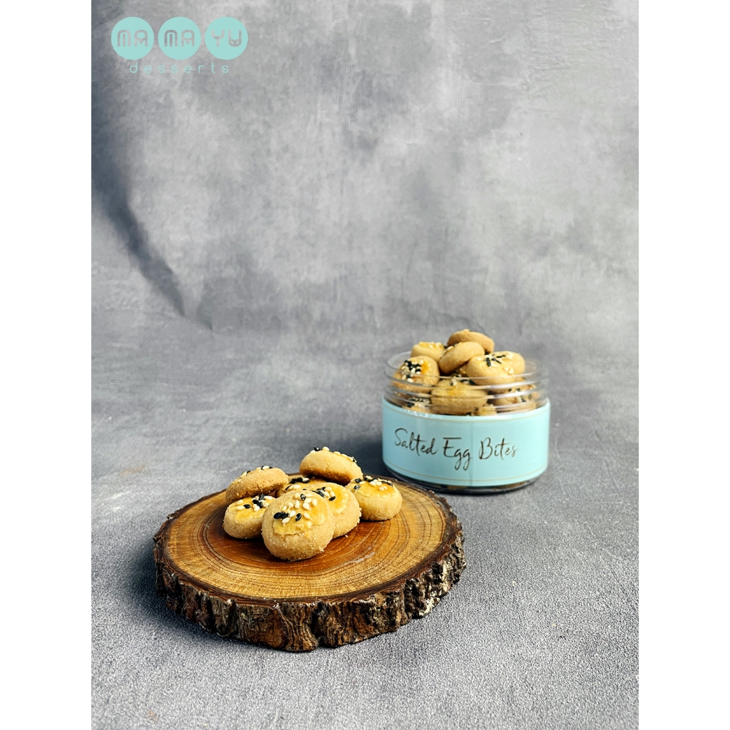 

Salted Egg Cookies Bites Kue kering raa telur asin cocok untuk Hampers | Mamayu Desserts