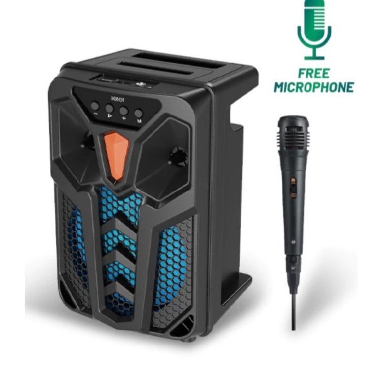 ART E18O Speaker Bluetooth Karaoke Free Mic 68Inchi QS3398 Salon Aktif Portable Radio Fm Mp3 Super B
