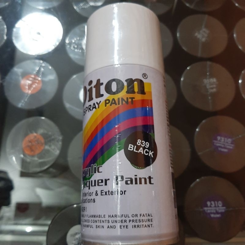 PILOK BLACK / PILOK HITAM 839 DITON 300ML