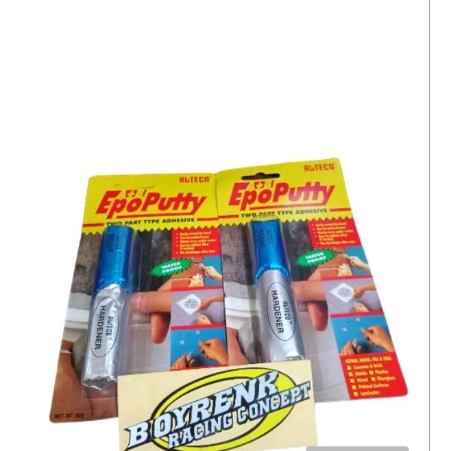 

LEM ALTECO EPOPUTTY / EPO PUTTY 50 GRAM DAN 100 GRAM - BOYRENK RACING CONCEPT