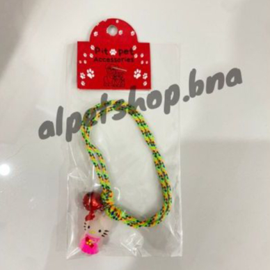 Kalung Prusik BTS - Kalung untuk Anak Kucing dengan lonceng karakter
