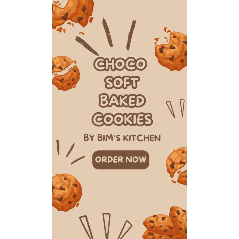 

5 PCS 1 BOX Soft Baked Cookies by Bim's Kitchen