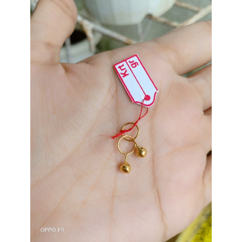 anting toge bayi emas muda