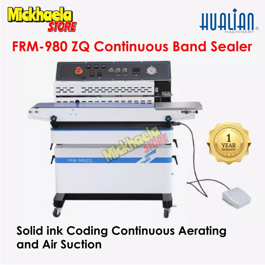Continuous Band Sealer FRM-980ZQ Vacuum dan nitrogen mesin Sealer