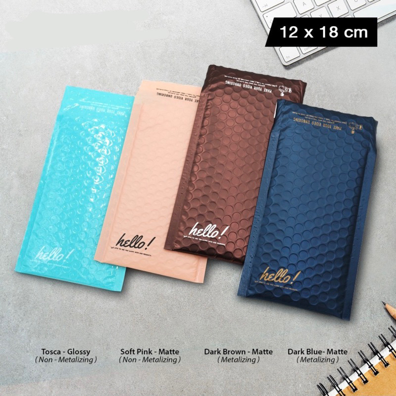 

Amplop Bubble - Bubble Mailer Rusfet 12cm x 18cm toko oxi