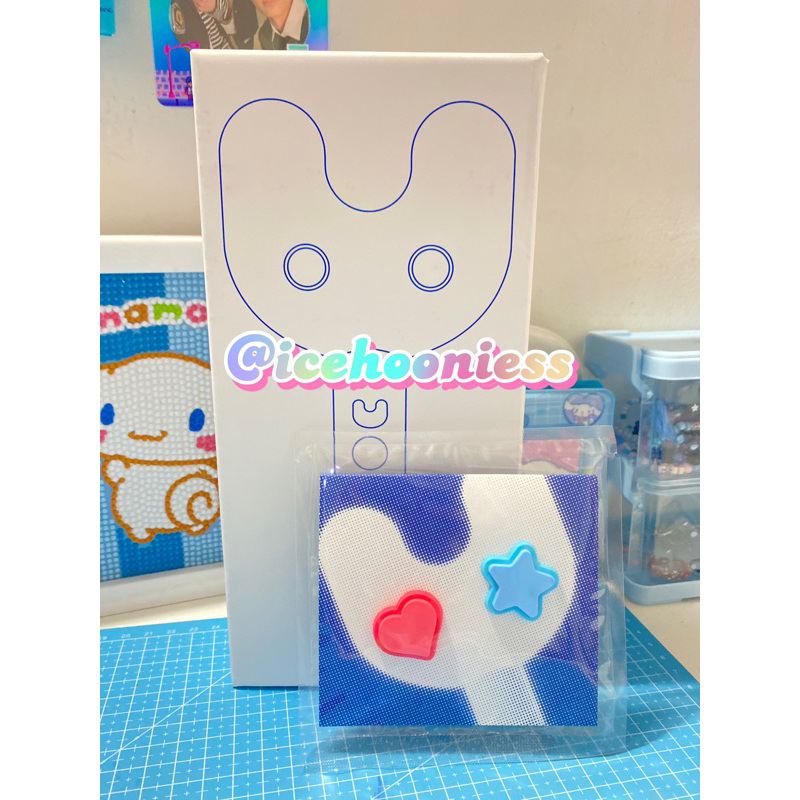 [READY] lightstick new jeans + ls parts heart & star SET