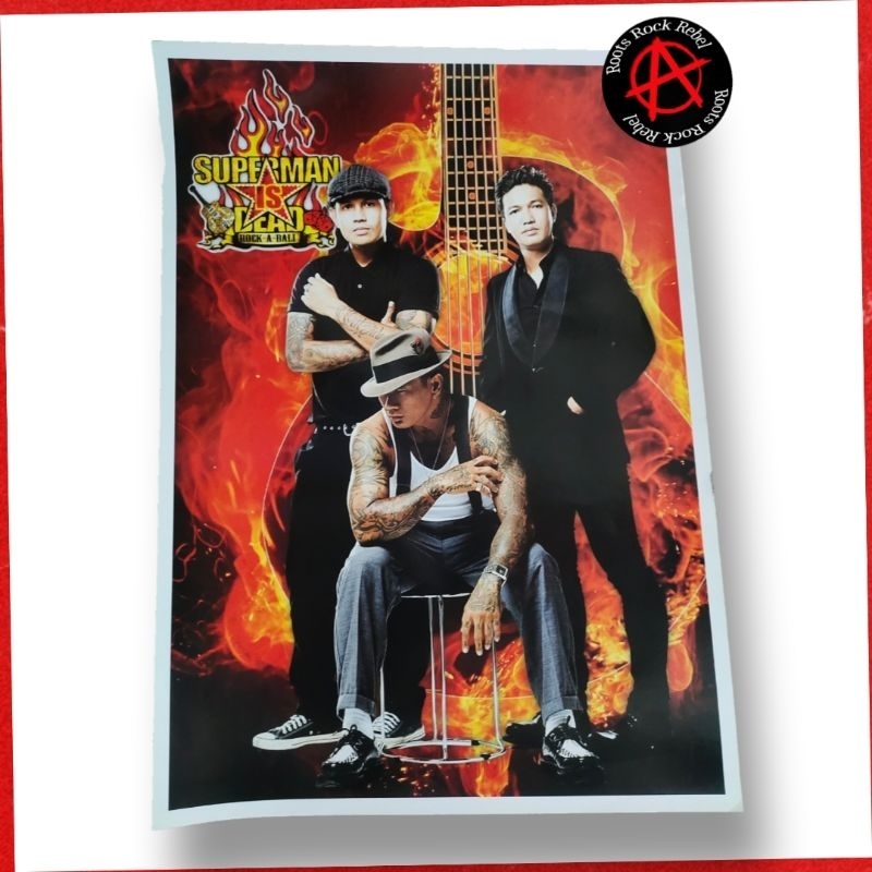 POSTER - SUPERMAN IS DEAD (ukuran jumbo) PUNK