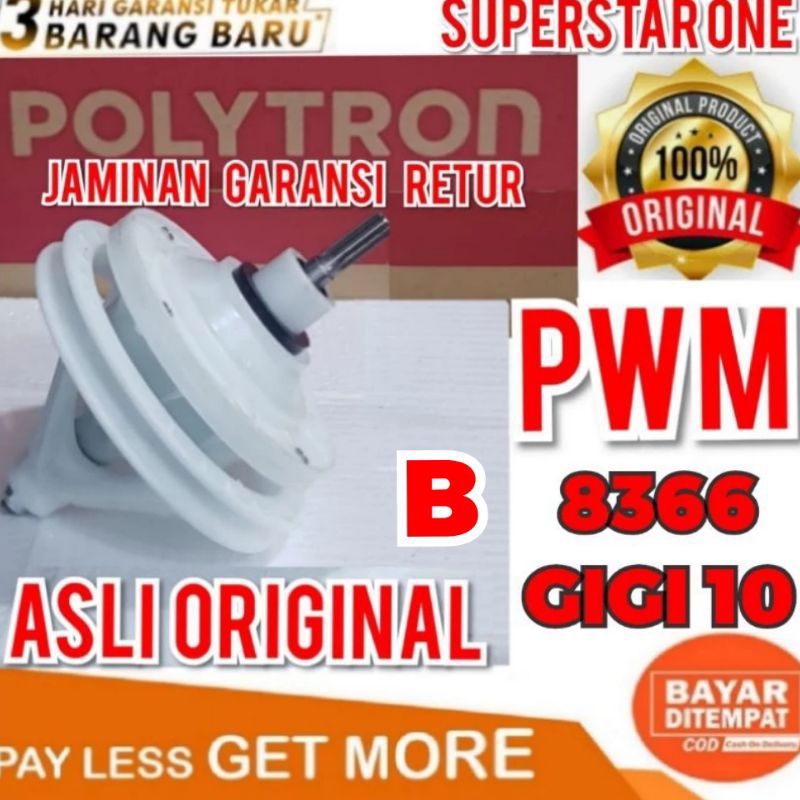 Gear Box polytron mesin cuci PWM 8366 mesin cuci PWM 8366