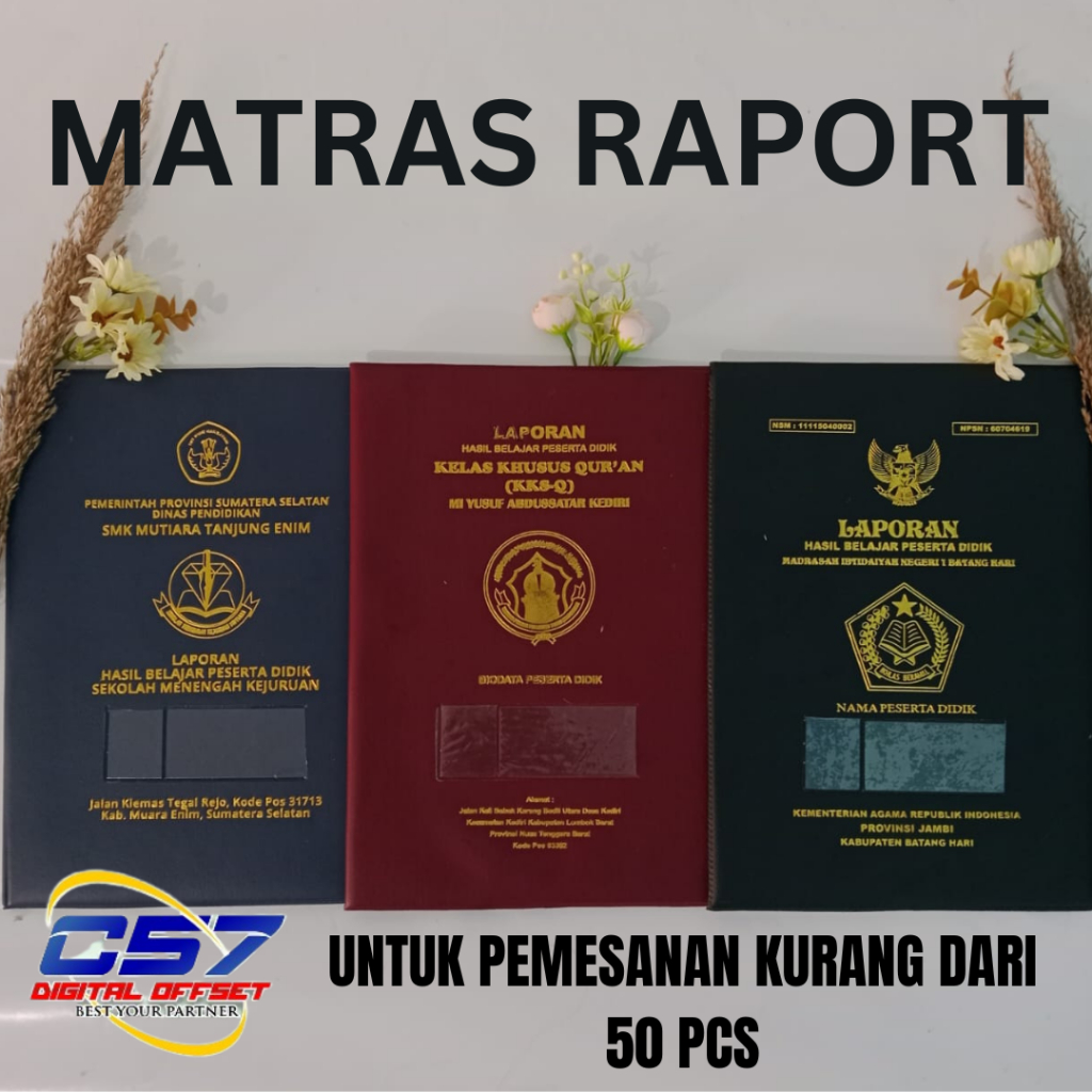 

Matras | Map Ijazah | Raport sekolah | Matras Raport