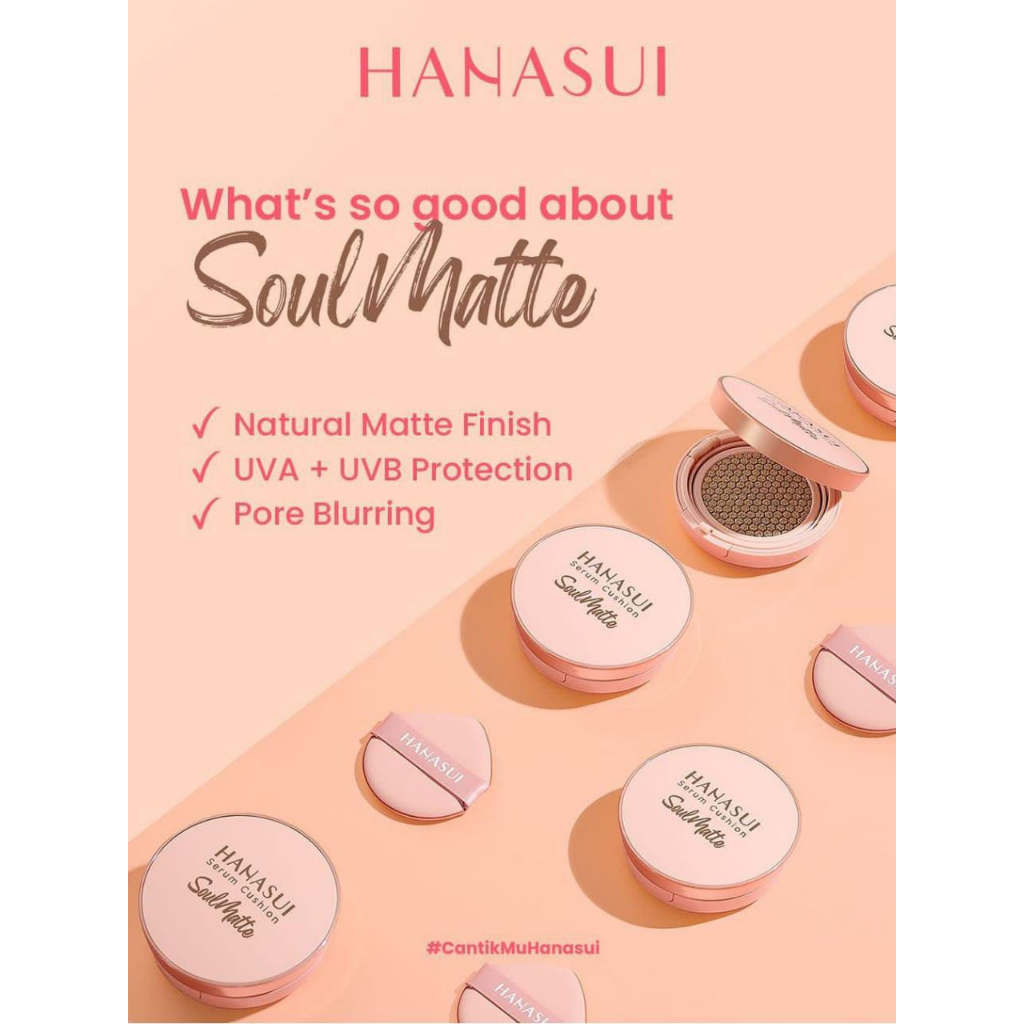 HANASUI SERUM CUSHION / HANASUI CUSHION SOULMATTE / BB CUSHION HANASUI