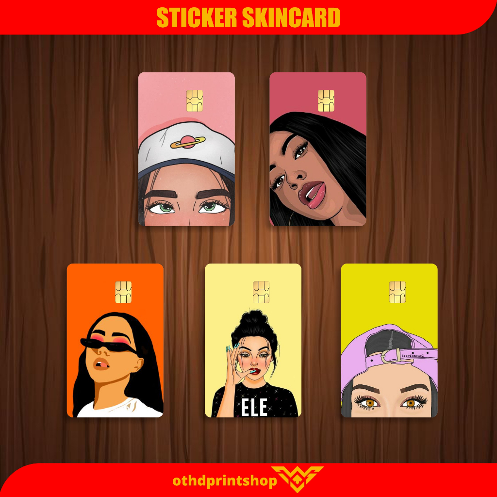 

Stiker Sticker Skin Kartu Atm AESTETIC Special Edition | othdart