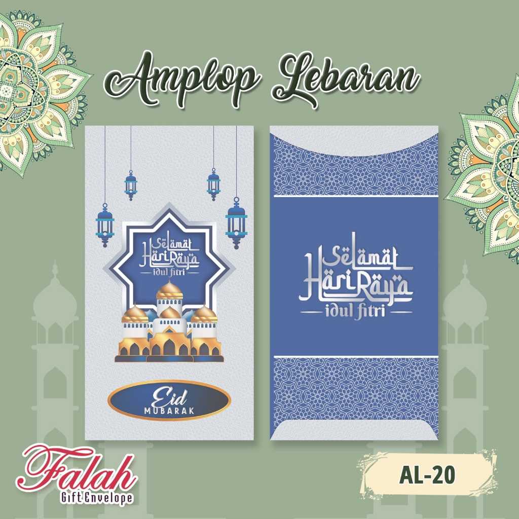 

Amplop Lebaran atau Angpau lebaran kode AL 20 muat uang kertas