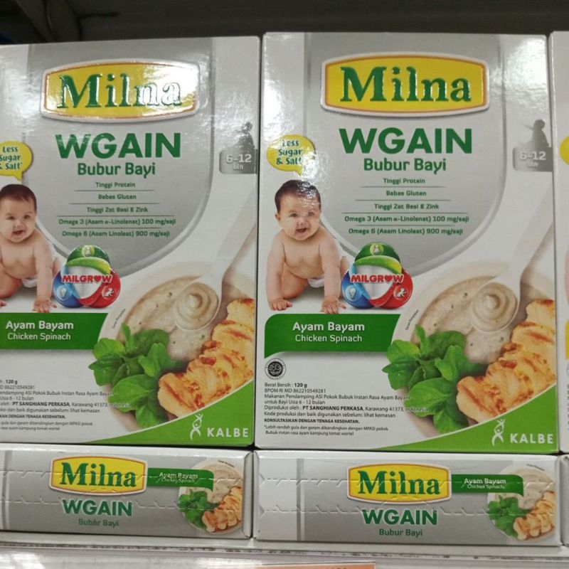 MILNA BUBUR BAYI WGAIN 6-12BULAN