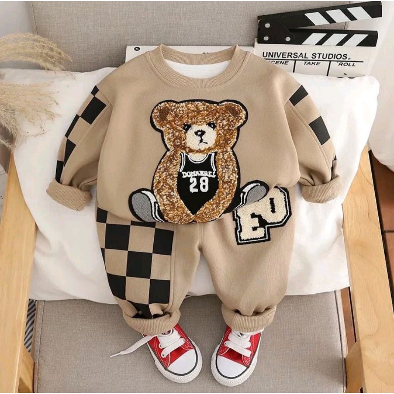 BAJU ANAK PANDA SETELAN BAJU ANAK MURAH BAJU SETELAN ANAK 1-5 TAHUN GROSIR