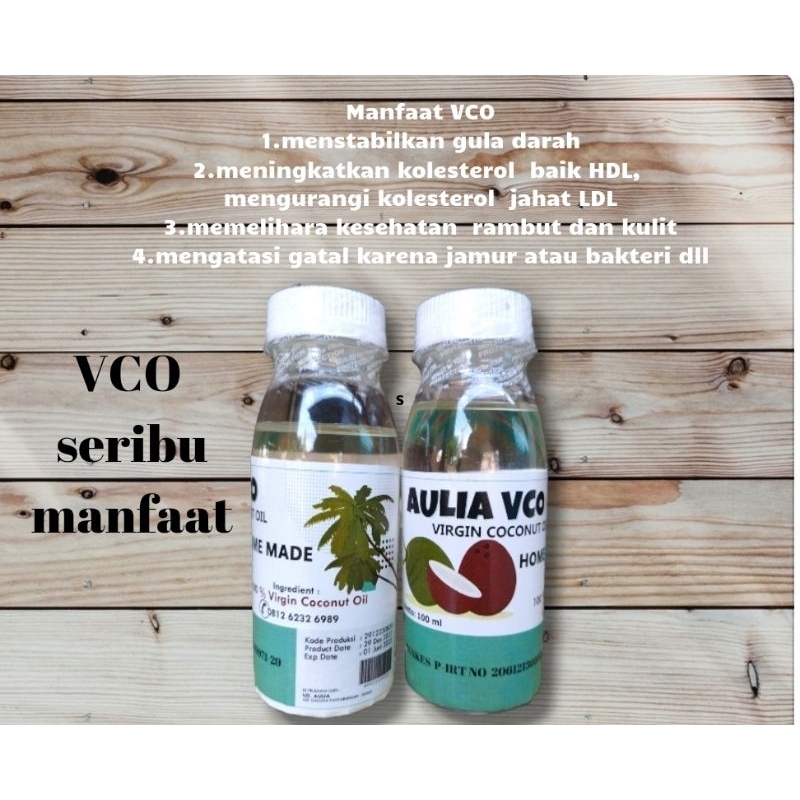 

VCO virgin coconut oil 100 ml premium extrak