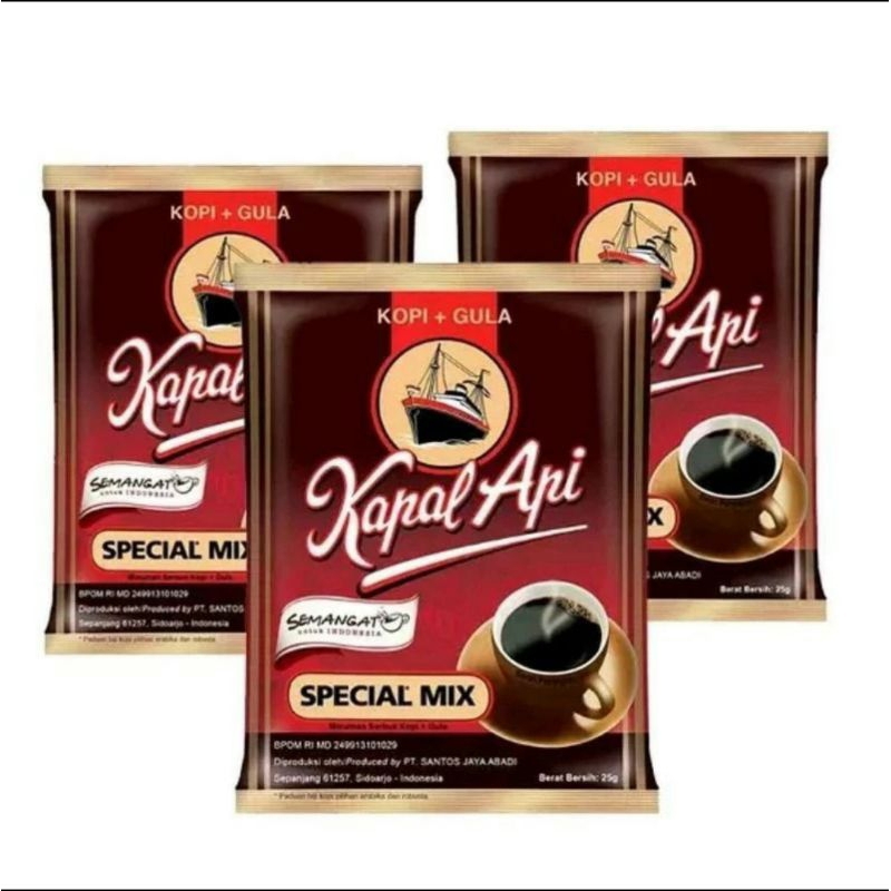 

Kapal Api Special Mix Renceng 24gr isi 10 sahcet