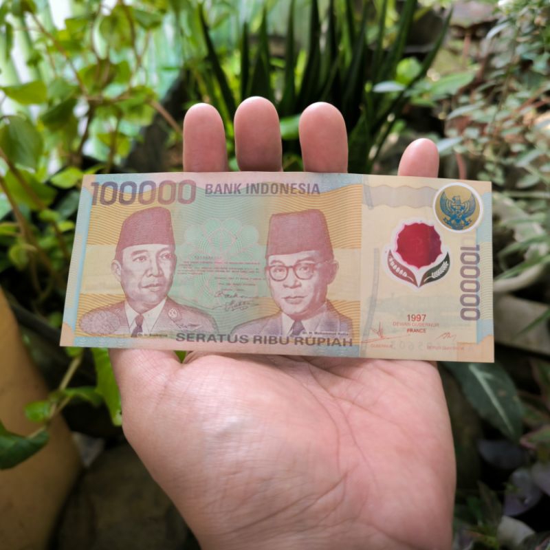 Uang UKA UKA 100.000 Polimer 1997 FRANCE