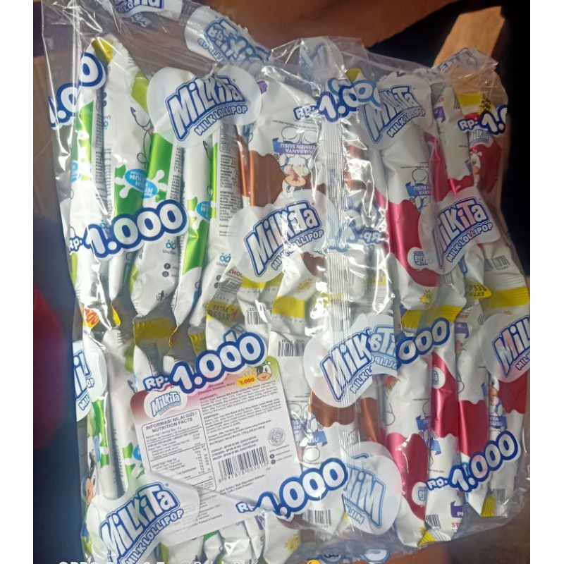 

Permen Milkita Lolipop Kemasan Renceng