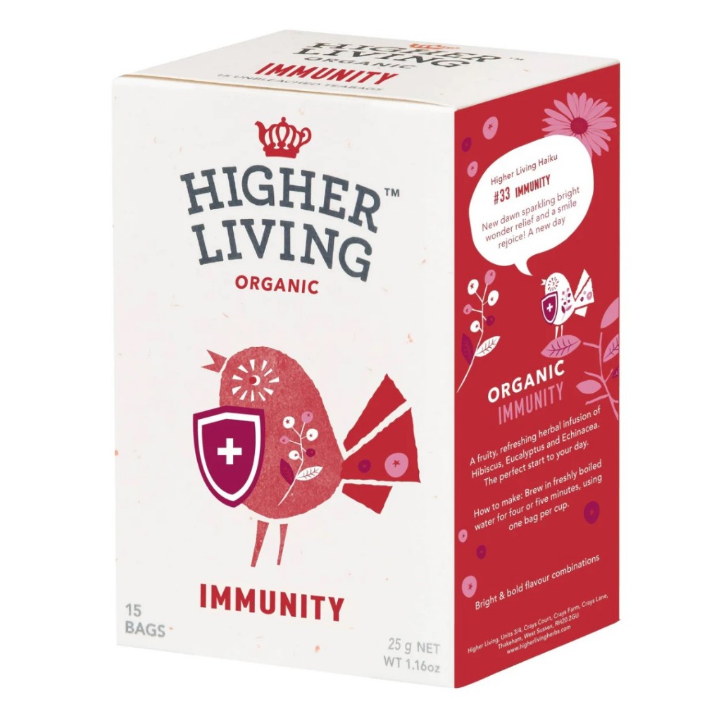 

Higher living organic immunity 15 tea bag