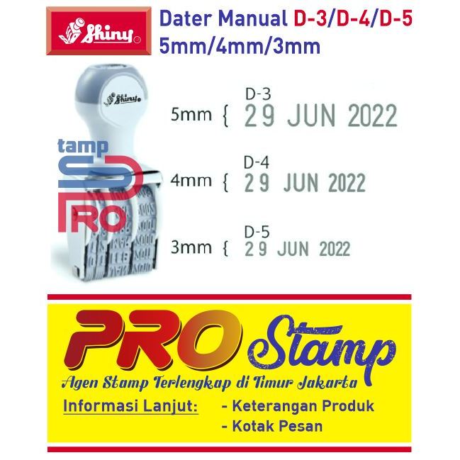 

Stempel Shiny Tanggal / Dater Stamp Manual