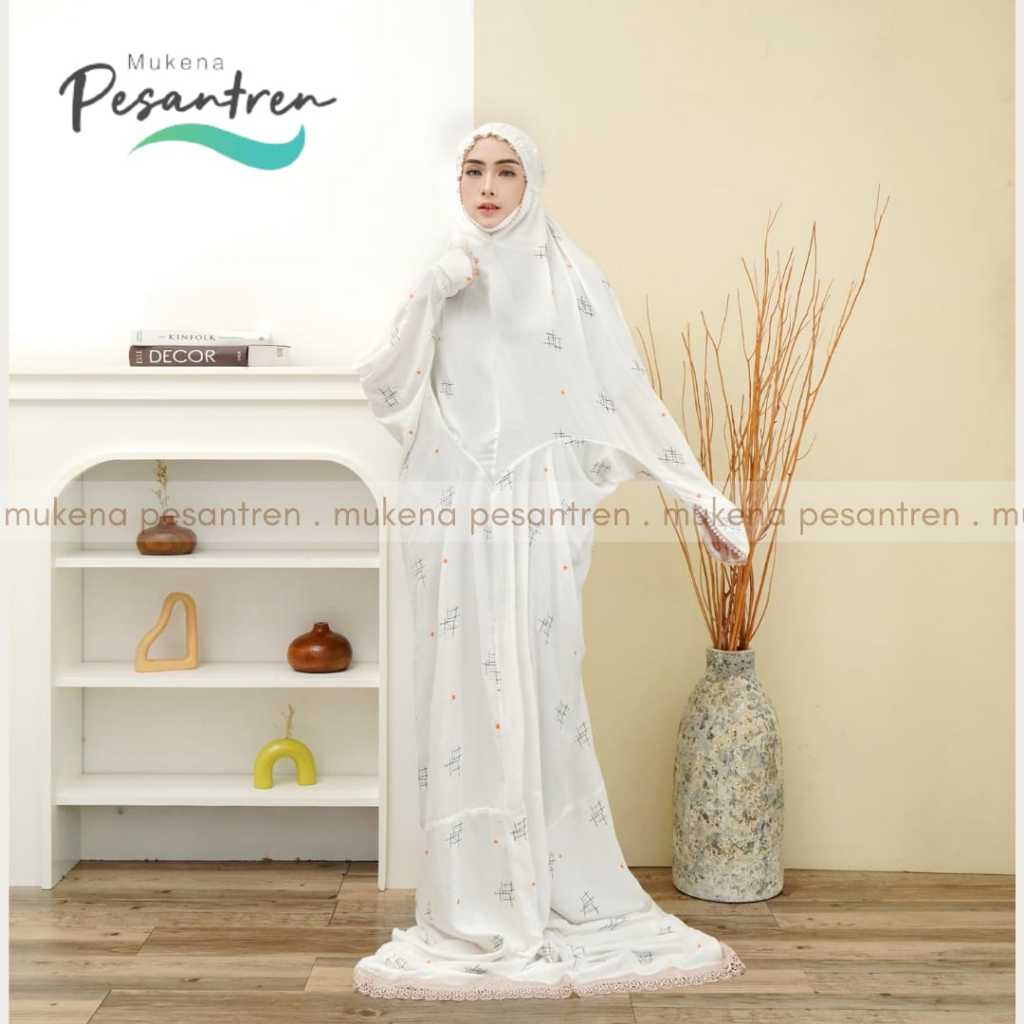 (BEST SELLER) Mukena rayon premium bordir Rania/ COD/ mukena travelling