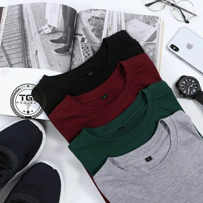 Kaos Oversize Polos 24s Tebal NAVY