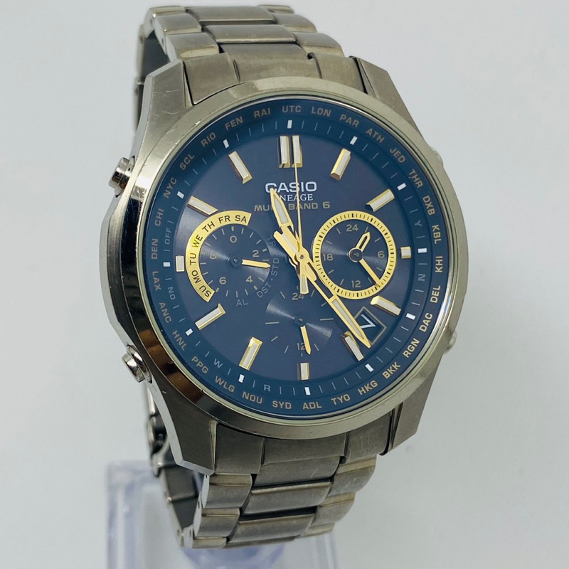 Casio Lineage LIW-M610 Titanium Chronograph Grey Dial