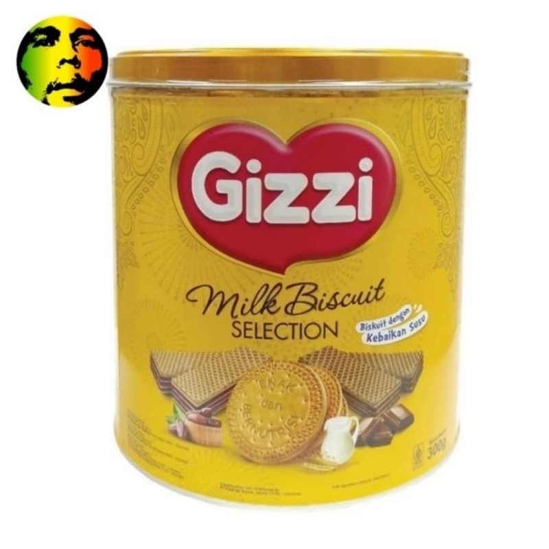 

Gizzi milk biscuit selection 240gr kaleng