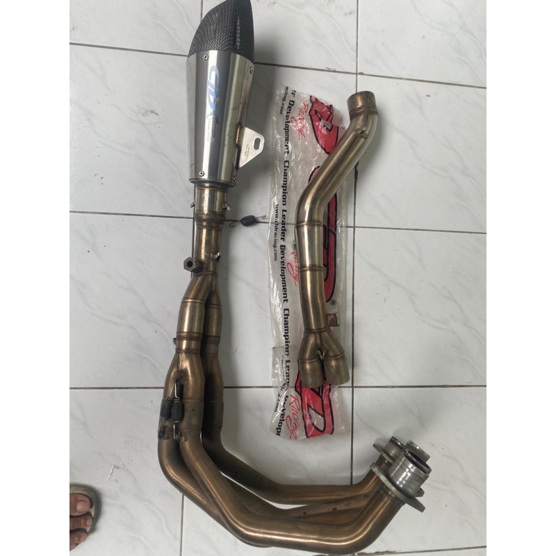 Knalpot ZX25r CLD shark series