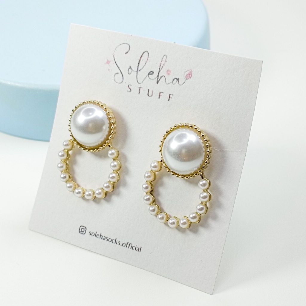 Giwang Model Tusuk Berlian Blink / Anting Korea Aksesoris