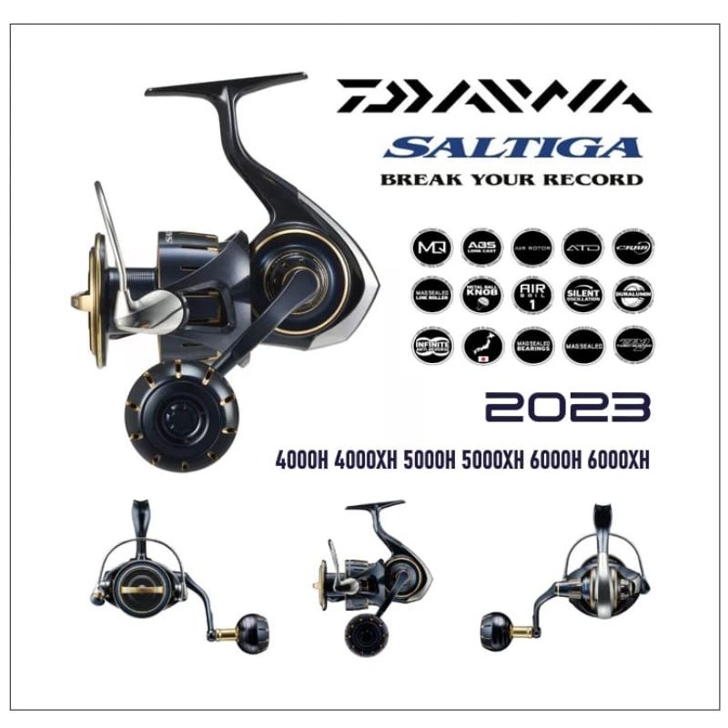 Reel Daiwa Saltiga 2023 | Made in Japan | 100% Original | Bergaransi resmi | Saltwater