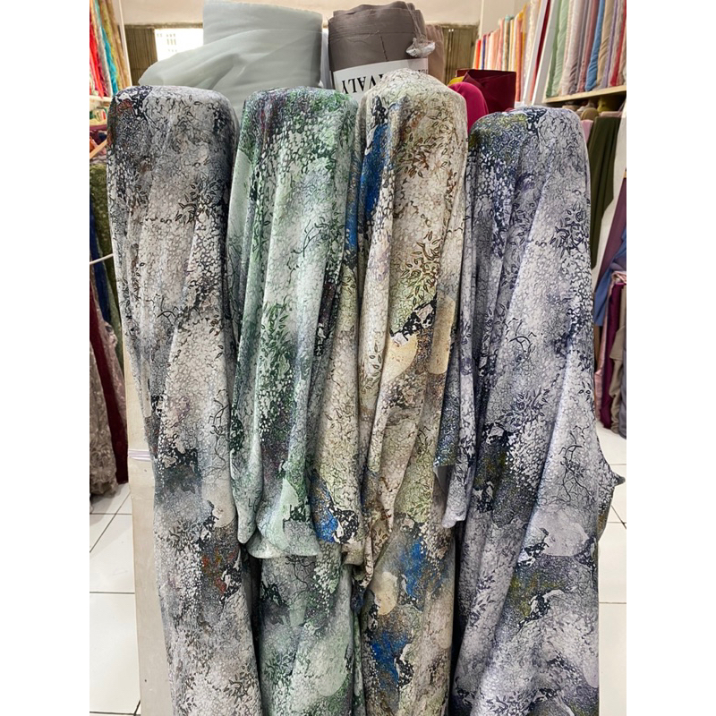 Santorini Motif/Santorini Printing/Santorini Silk Premium High Quality