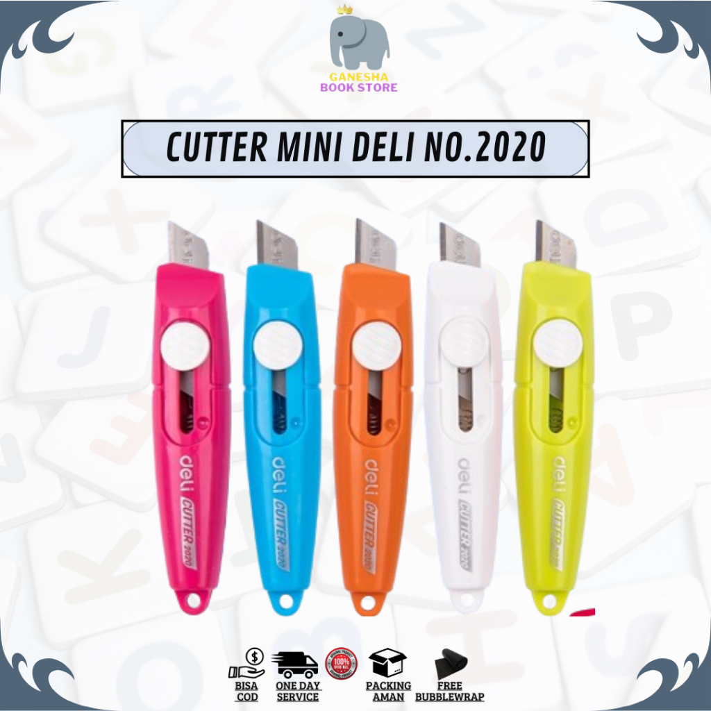 

Deli Cutter Compact dengan Bilah Baja SK5 Keras Agar Mudah Dipotong E2020