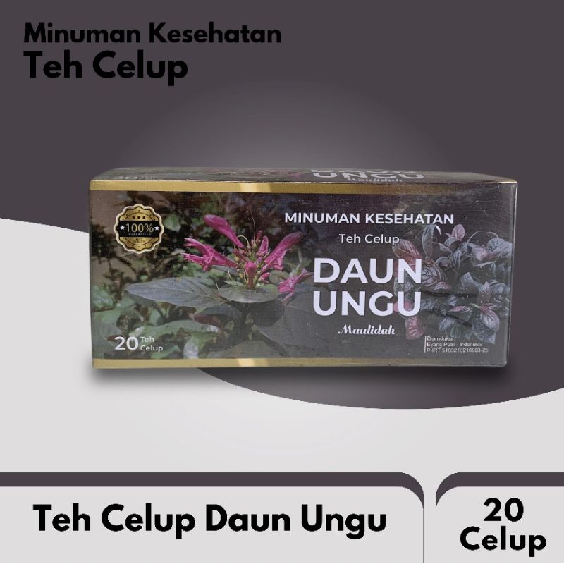 

Teh clup Daun Ungu isi 20 kantong