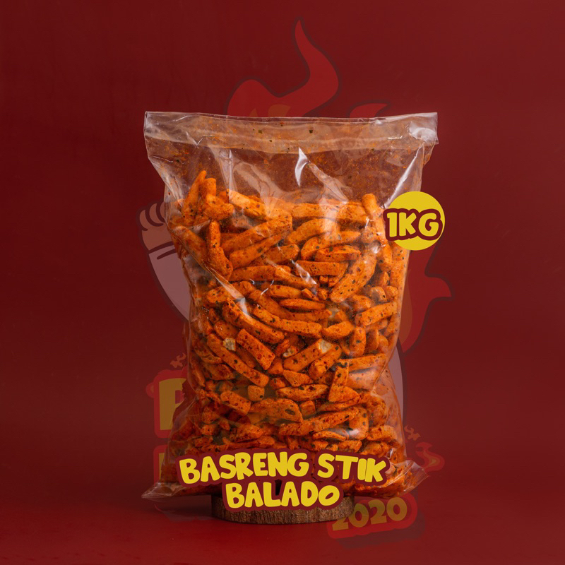 

Basreng Pedas / Original Daun Jeruk Isi 1kg / 500gr Bakso Goreng Kering Stik Gurih Bumbu Melimpah