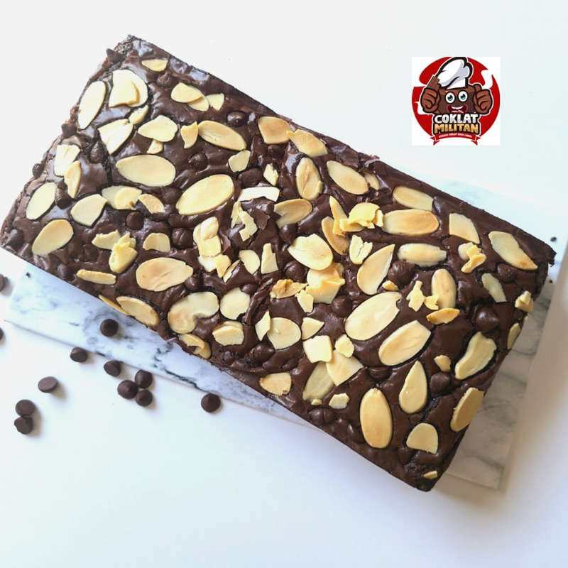 

brownies mix toping