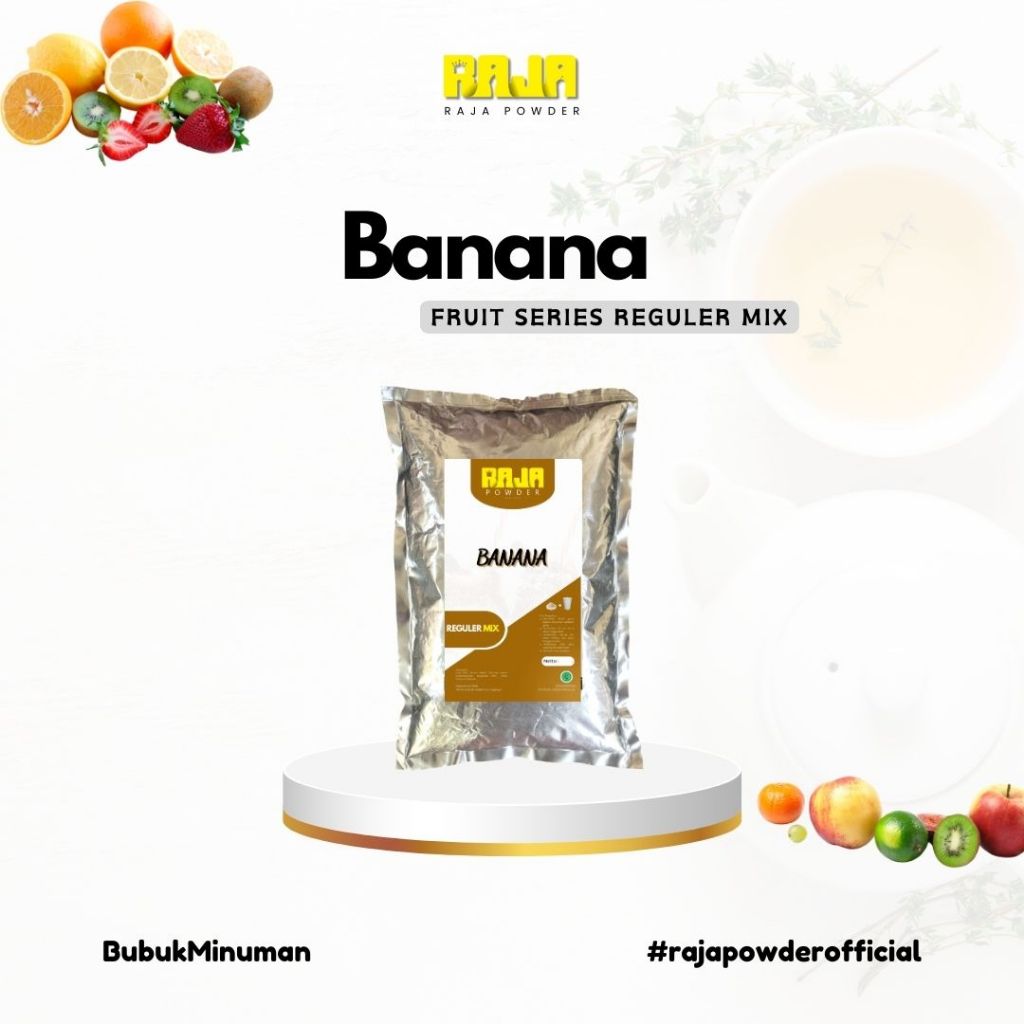 

Bubuk Banana Bubuk Minuman Pisang Powder 1 kg / 1000 gram